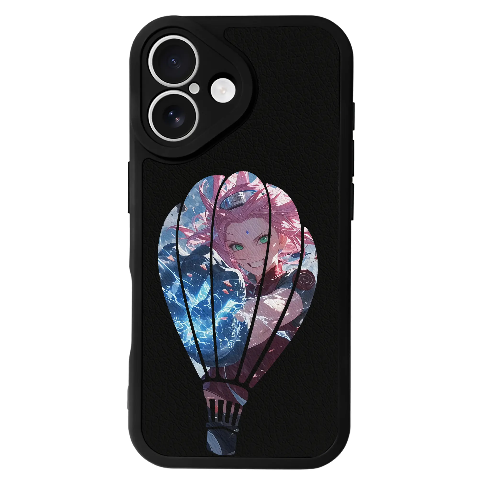 ナルト グッズ はるの さくら - IPhone 16シリーズ対応 ・ シリコンスマホケース ・ レザー調 ・ 高精度フィット ・ 耐衝撃 ・ ワイヤレス充電対応 ・ 精密カット